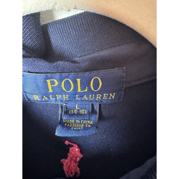 Congressional Country Club Boys Performance Golf Polo Ralph Lauren Navy 14/16 - Picture 4 of 14